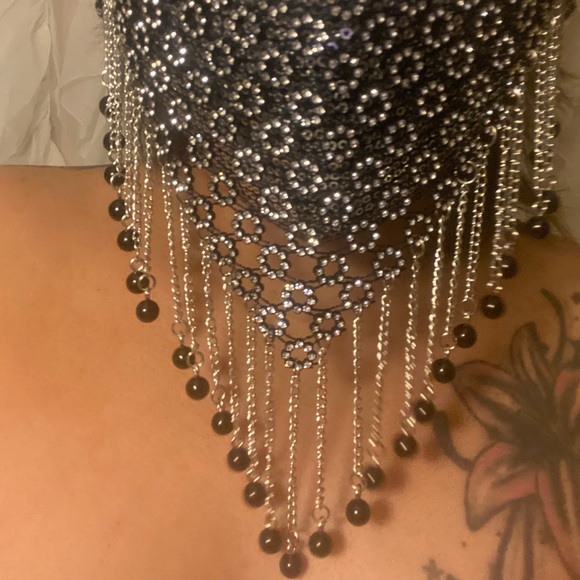 Sparkly Rhinestone Mask - Picture 1 of 4